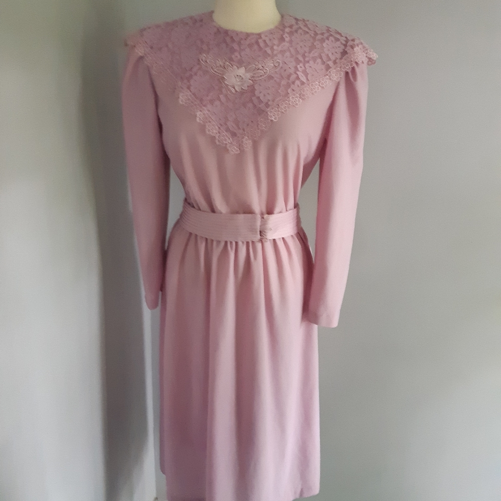 Jennifer Gee vintage long sleeve dress Size 12